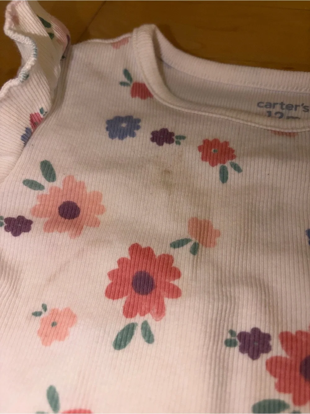 Set of 3 Floral Print Top & Denim Flare Bell Bottom Jeans & Pink Cargo Pants